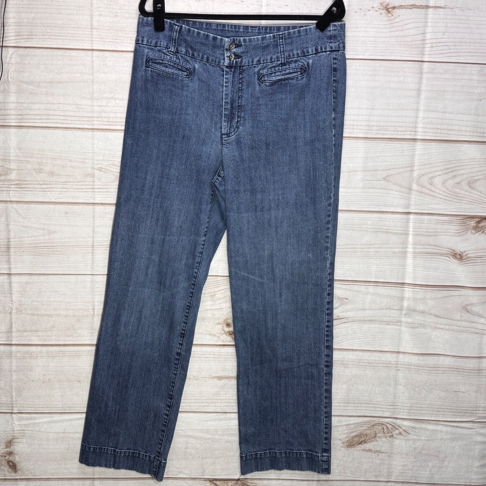 Levi's 505 Straight Jeans Womens 32 Blue Excellent Medium Wash Denim